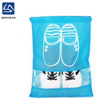 wholesale 5pcs foldable travel waterproof non woven shoe bag